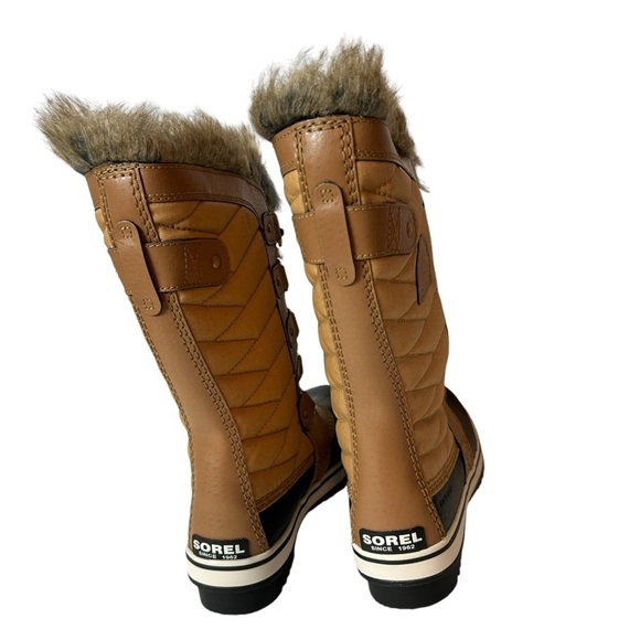 Sorel Tofino II Faux Fur Waterproof Winter Snow Boots Women’s Size 6 Curry/Fawn - Picture 6 of 7